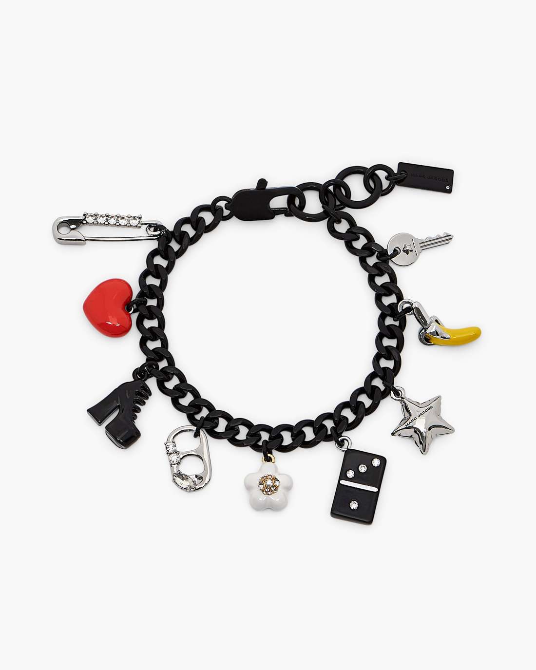The Collector Charm Bracelet Black Multi - Marc Jacobs Recommended