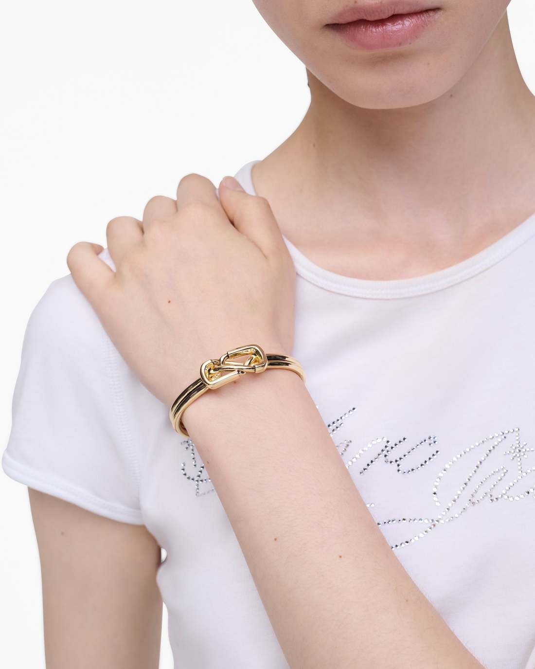 The Dual Cuff Bracelet Gold - Marc Jacobs Premium