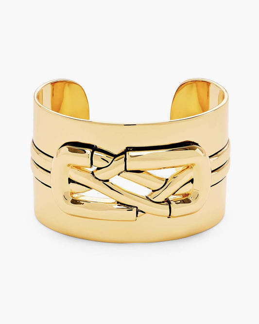 The Dual Statement Cuff Bracelet Gold - Marc Jacobs New