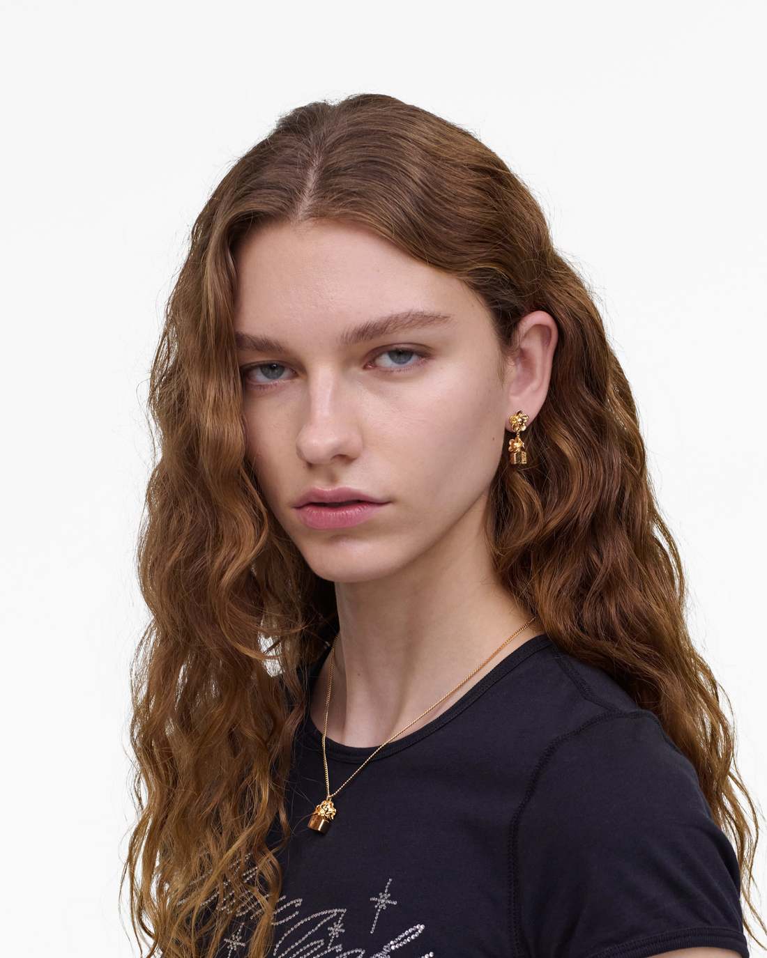 The Mini Icon Daisy Earrings Gold - Marc Jacobs Recommended