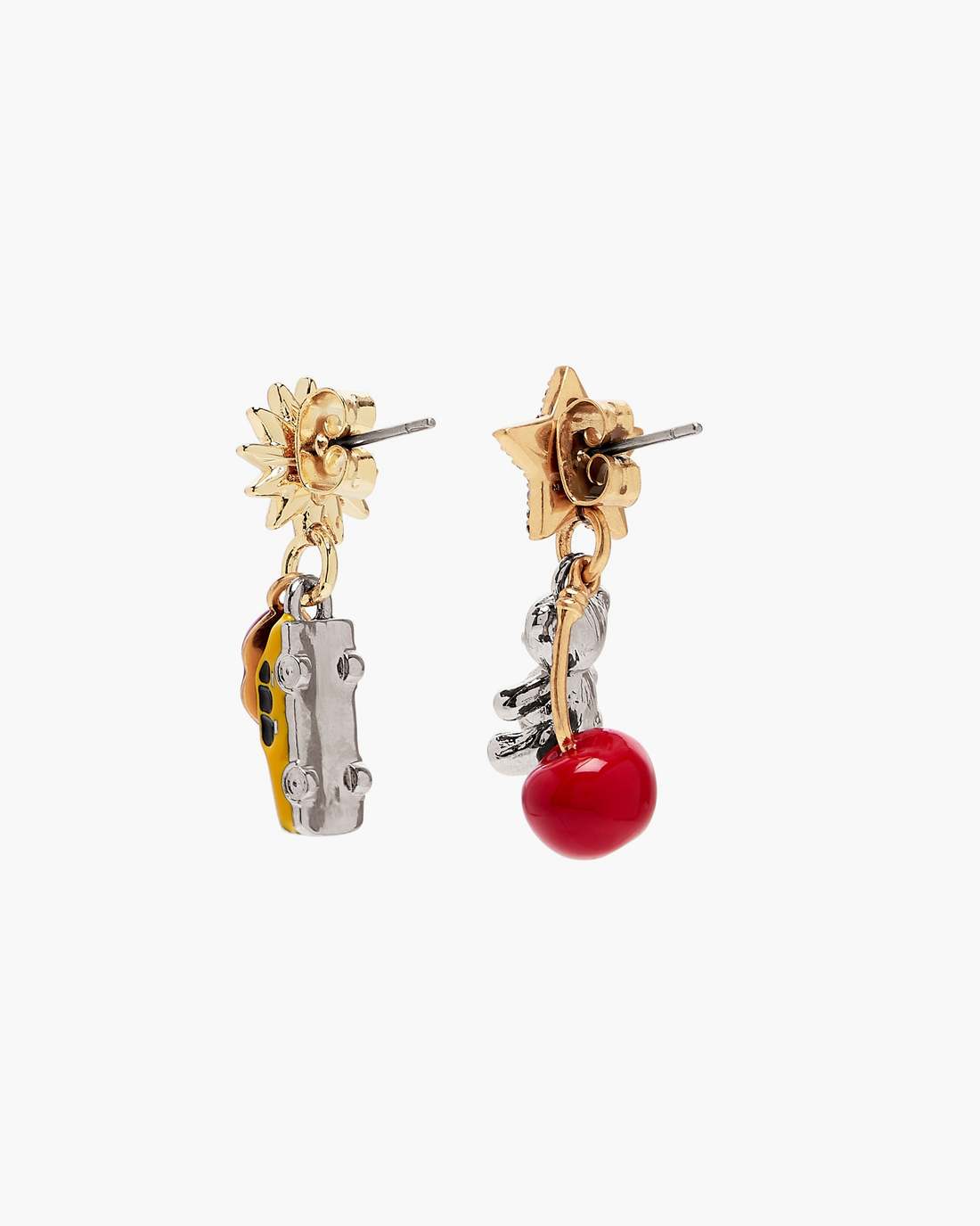 The Trinket Charm Cluster Earrings Silver/Multi - Marc Jacobs Exclusive