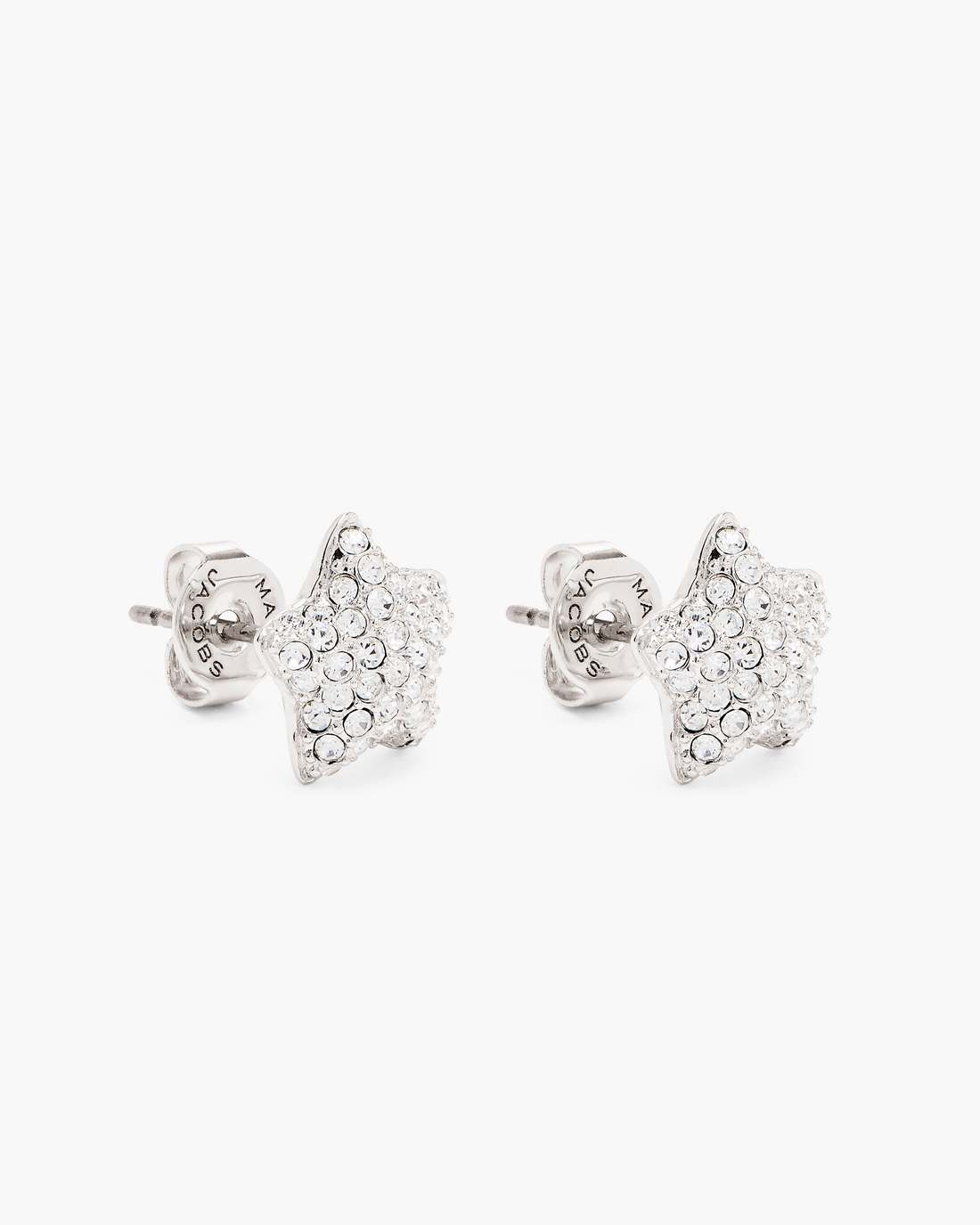 The Star Pave Stud Earrings Silver/Crystal - Marc Jacobs Featured
