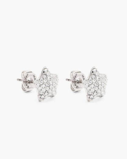 The Star Pave Stud Earrings Silver/Crystal - Marc Jacobs Featured