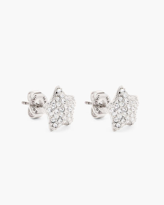 The Star Pave Stud Earrings Silver/Crystal - Marc Jacobs Featured