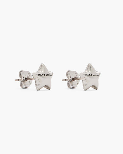 The Star Balloon Stud Earrings Light Antique Silver - Marc Jacobs Trending
