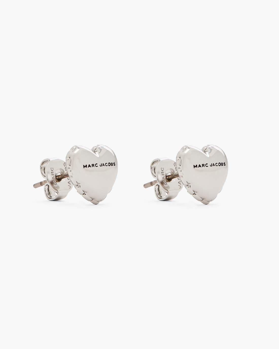 The Heart Balloon Stud Earrings Light Antique Silver - Marc Jacobs Best Seller
