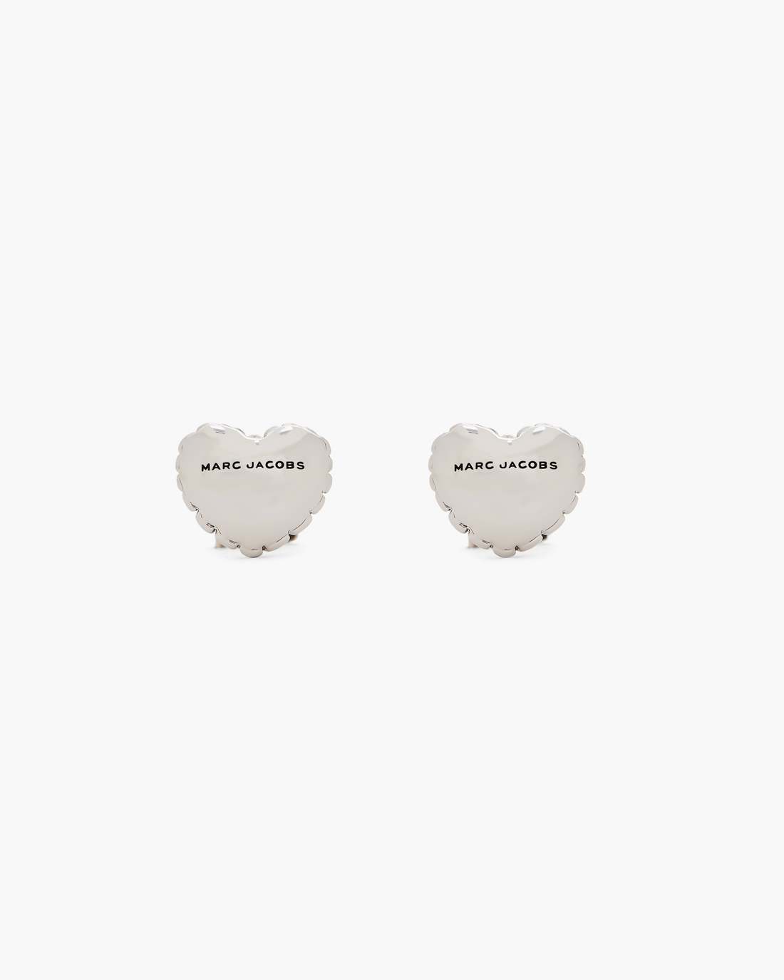 The Heart Balloon Stud Earrings Light Antique Silver - Marc Jacobs Best Seller