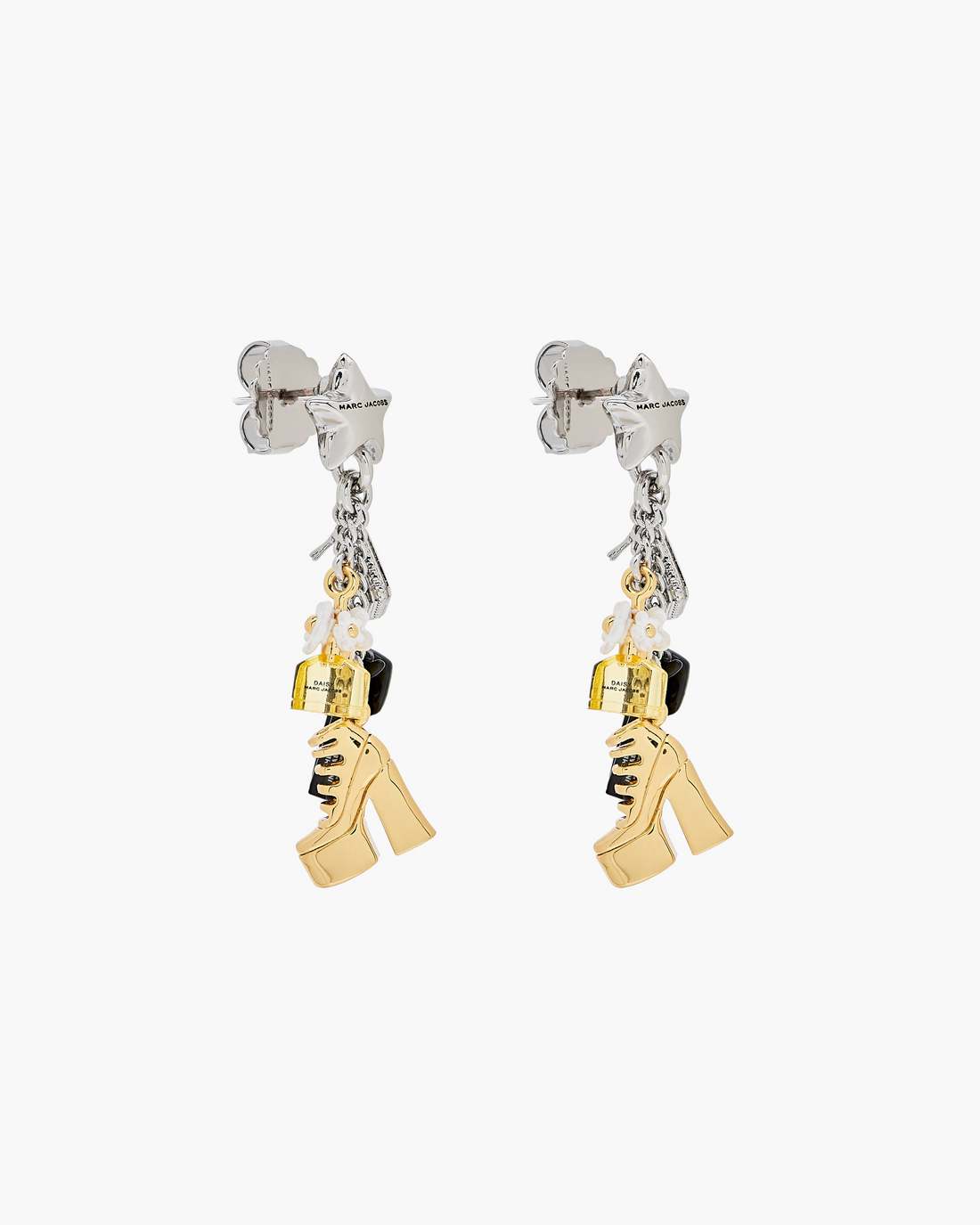 The Mini Icon Charm Earrings Gold/Silver - Marc Jacobs Trending