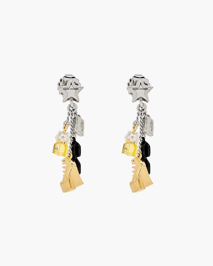 The Mini Icon Charm Earrings Gold/Silver - Marc Jacobs Trending
