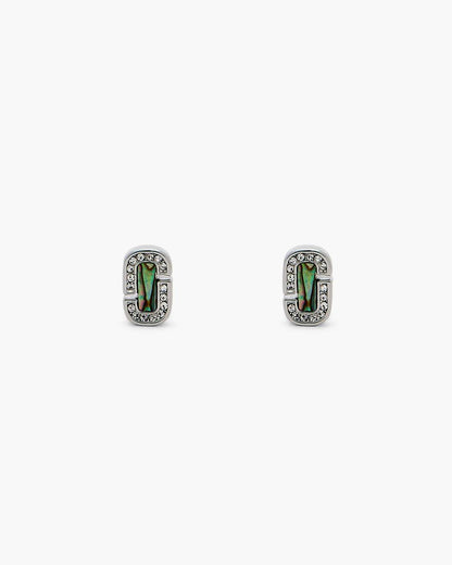 The J Marc Luxe Abalone Earrings Silver/Crystal - Marc Jacobs Recommended