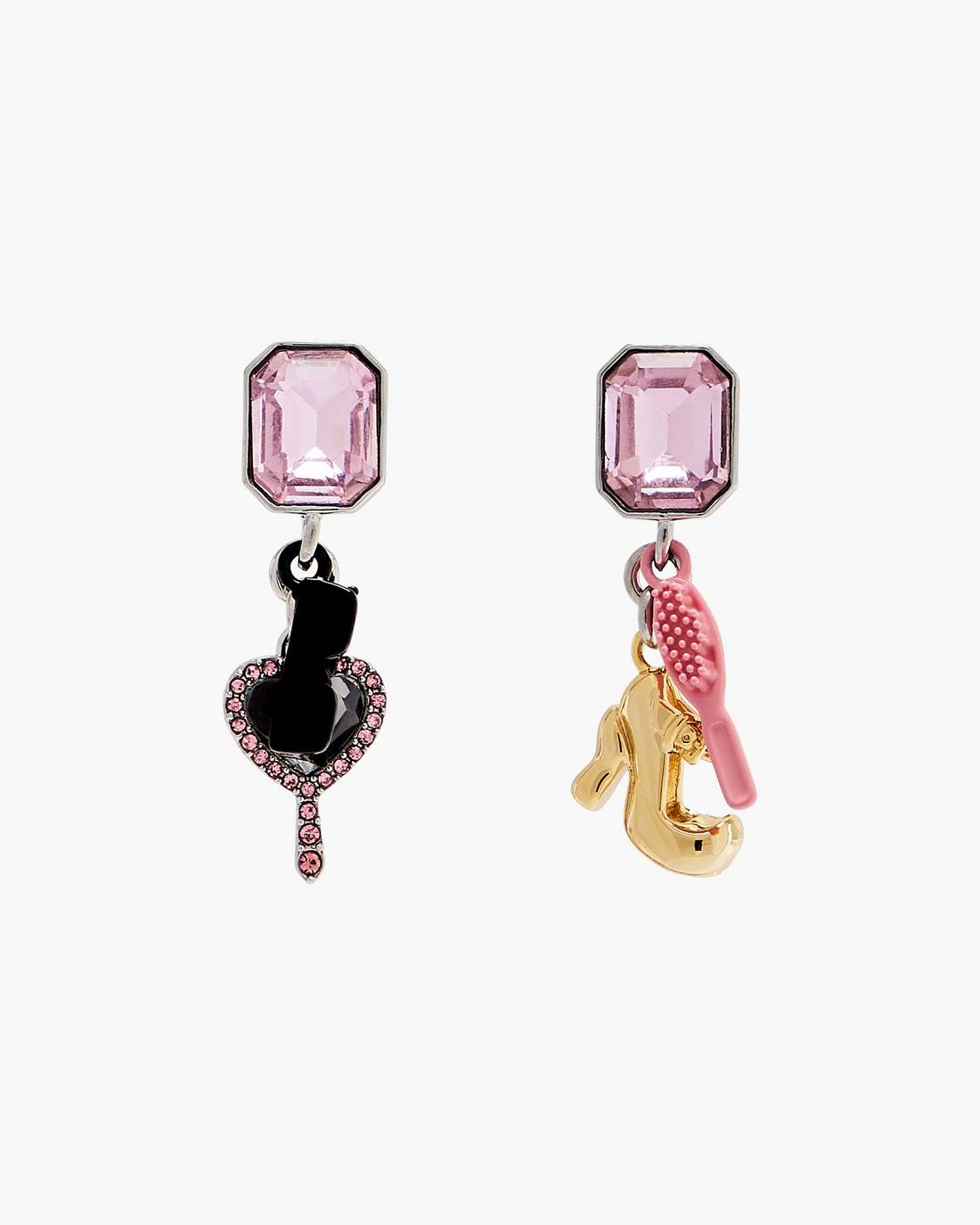 The Dollhouse Charm Earrings Silver/Multi - Marc Jacobs New