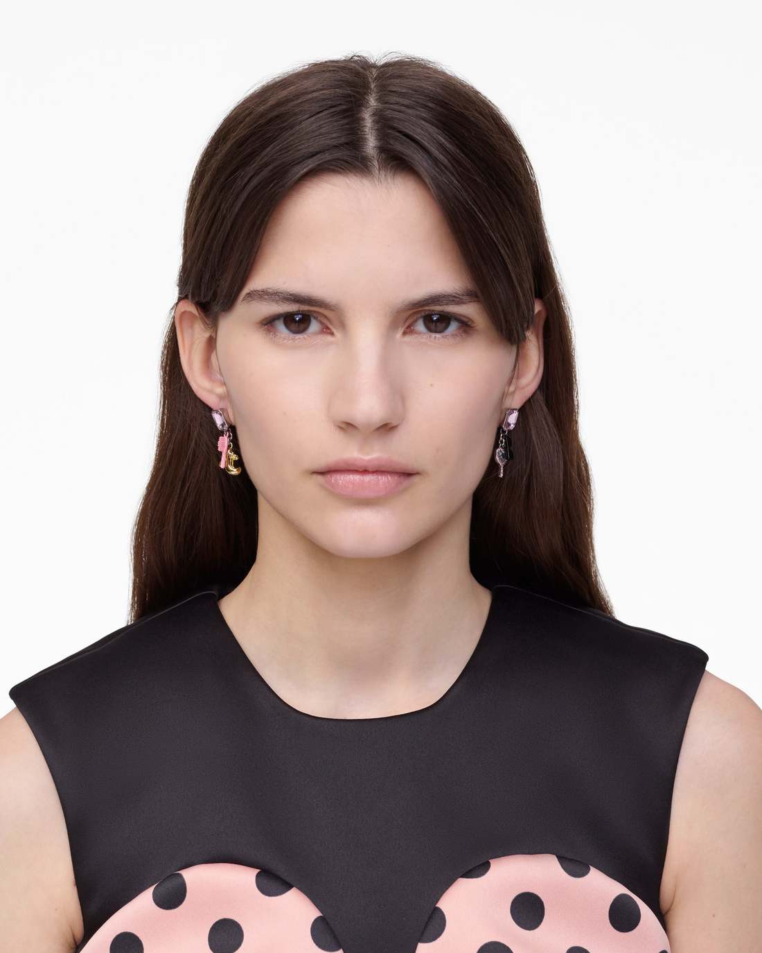 The Dollhouse Charm Earrings Silver/Multi - Marc Jacobs New