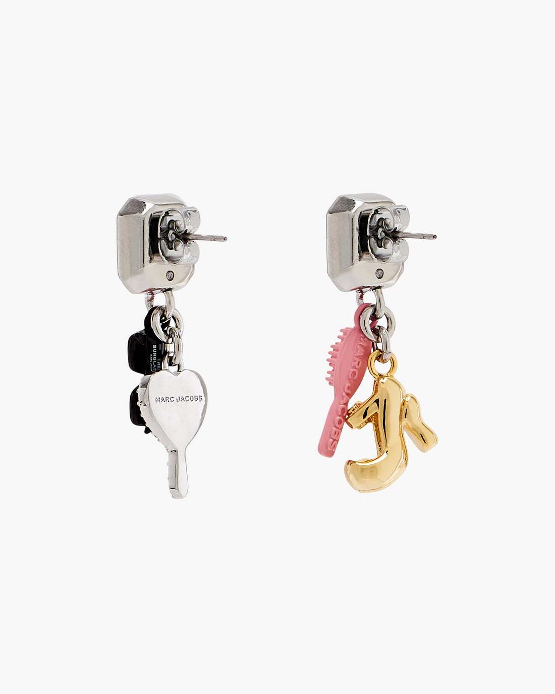 The Dollhouse Charm Earrings Silver/Multi - Marc Jacobs New