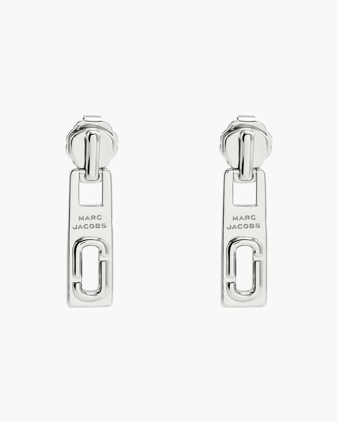 J Marc Zipper Earrings Silver - Marc Jacobs Recommended