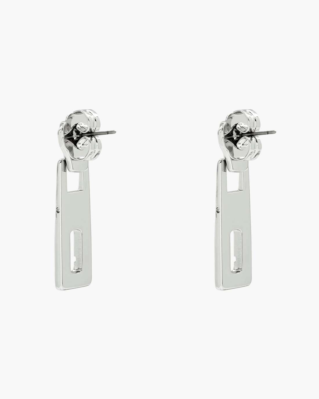 J Marc Zipper Earrings Silver - Marc Jacobs Recommended