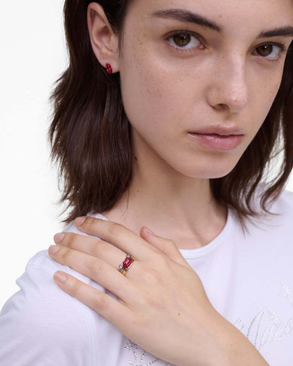 The Lips Ring Set Gold/Silver - Marc Jacobs Exclusive