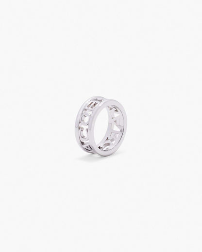 The Monogram Ring Silver - Marc Jacobs Premium