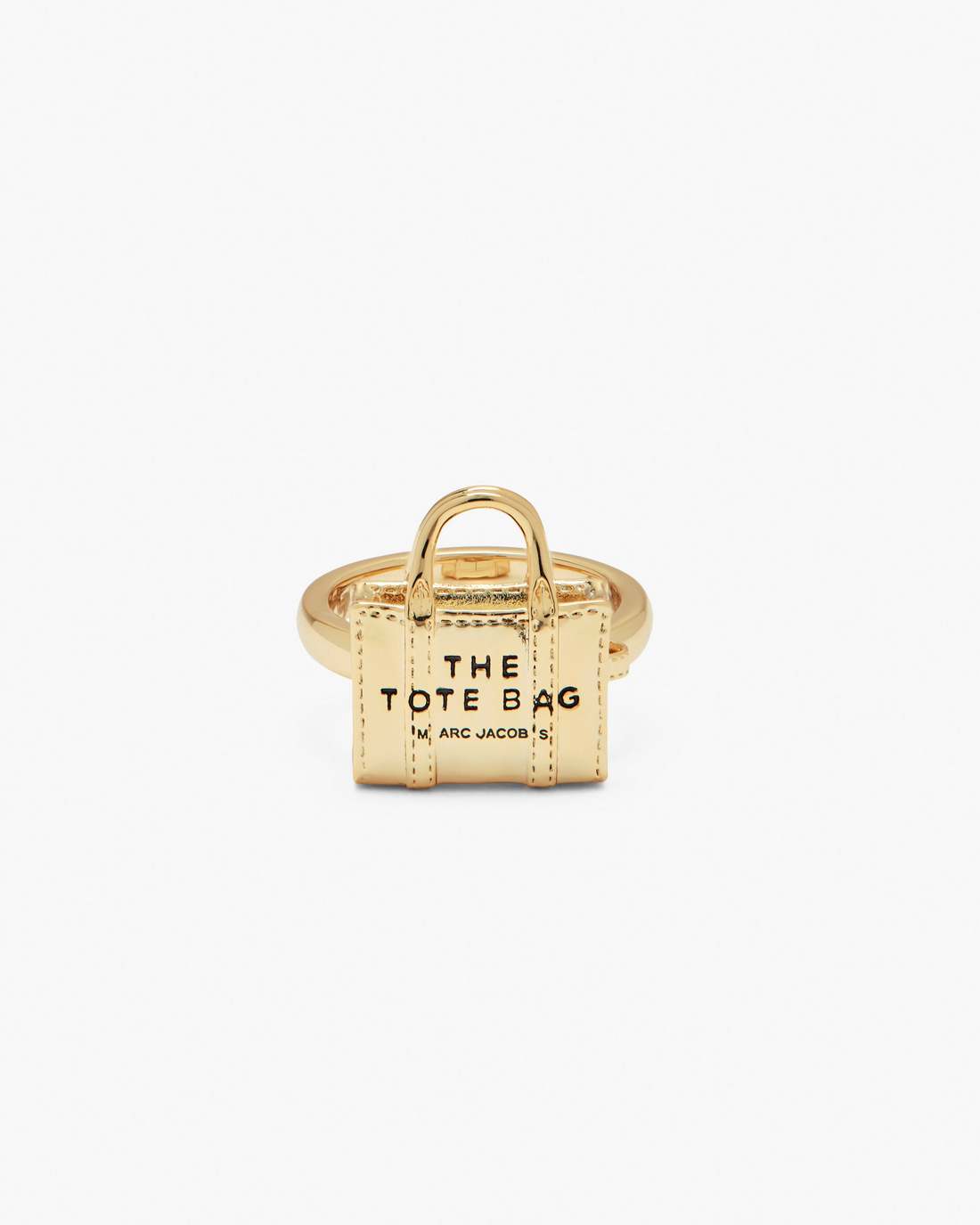 The Tote Bag Ring Light Antique Gold - Marc Jacobs Featured