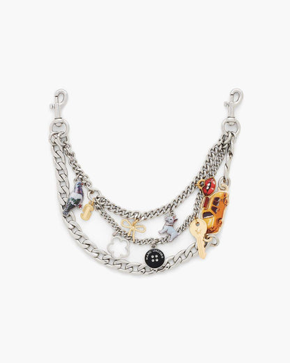 The Trinket Charm Chain Shoulder Strap Nickel - Marc Jacobs Trending