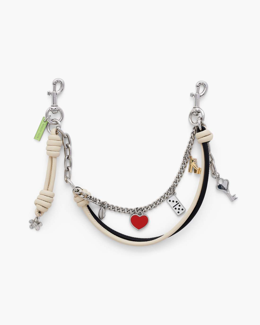 The Mini Icon Chain Bag Charm Black/Cloud White - Marc Jacobs Recommended