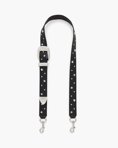 The Mini Icon Stud Leather Strap Black Multi - Marc Jacobs Signature