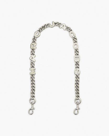The Logo Chain Shoulder Strap Nickel - Marc Jacobs New