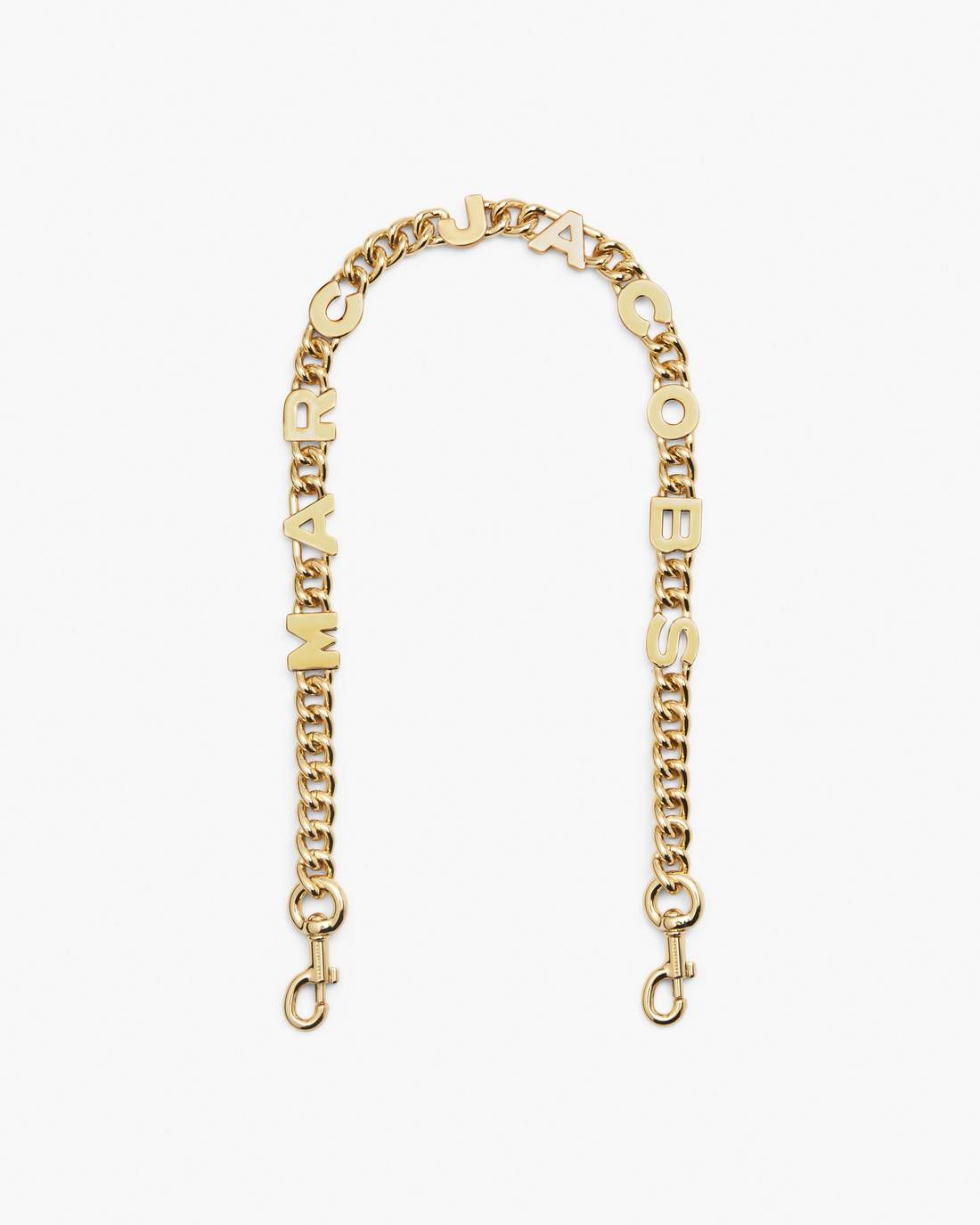The Logo Chain Shoulder Strap Gold - Marc Jacobs Featured