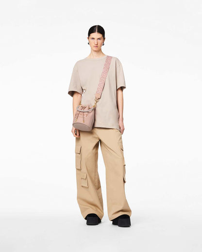 The Outline Logo Webbing Strap Rose Multi - Marc Jacobs Recommended
