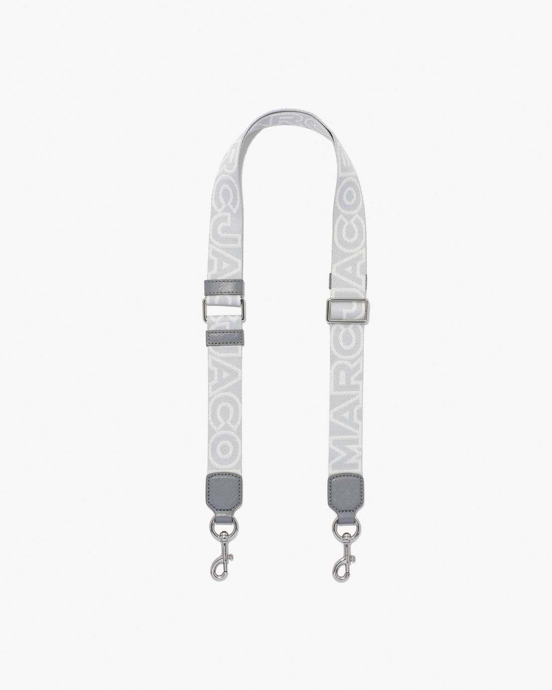 The Thin Outline Logo Webbing Strap Wolf Grey Multi - Marc Jacobs Popular