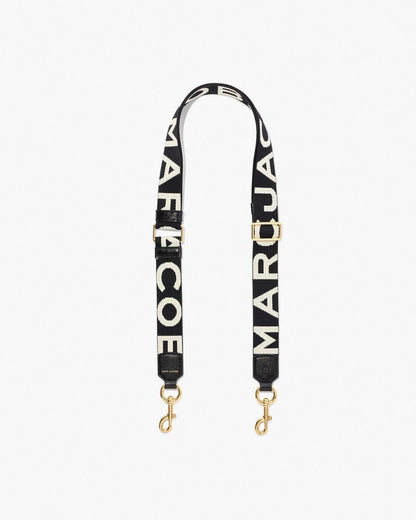 The Thin Logo Webbing Strap Black/White - Marc Jacobs Best Seller
