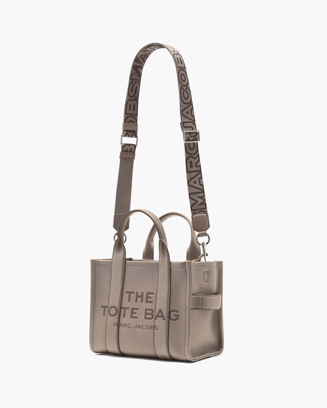 The Thin Outline Logo Webbing Strap Cement Multi - Marc Jacobs Recommended