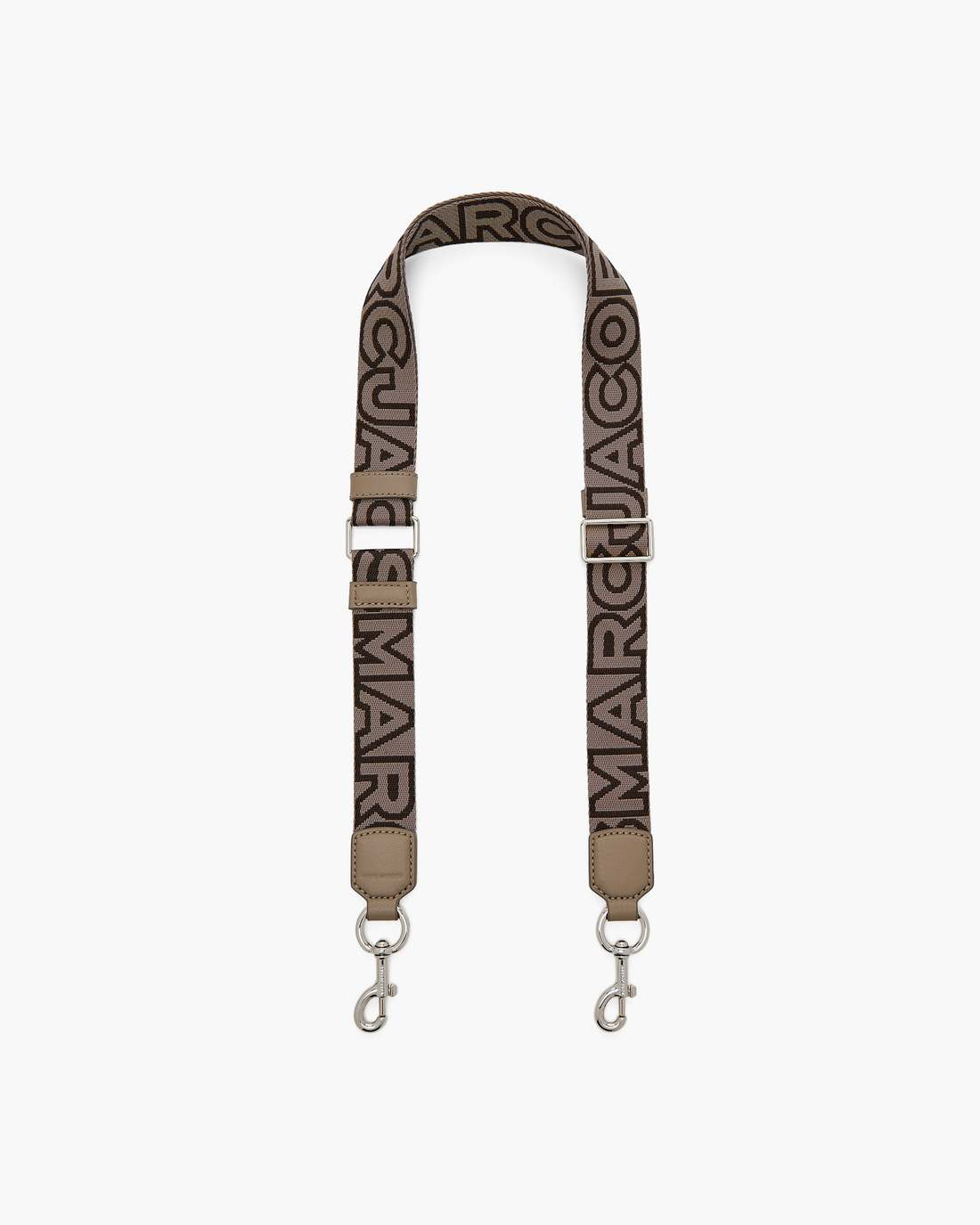 The Thin Outline Logo Webbing Strap Cement Multi - Marc Jacobs Recommended