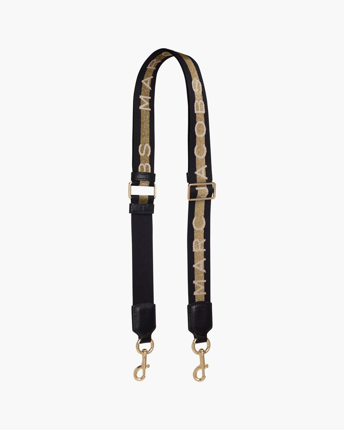 The Logo Webbing Strap Slim Gold Multi - Marc Jacobs Exclusive