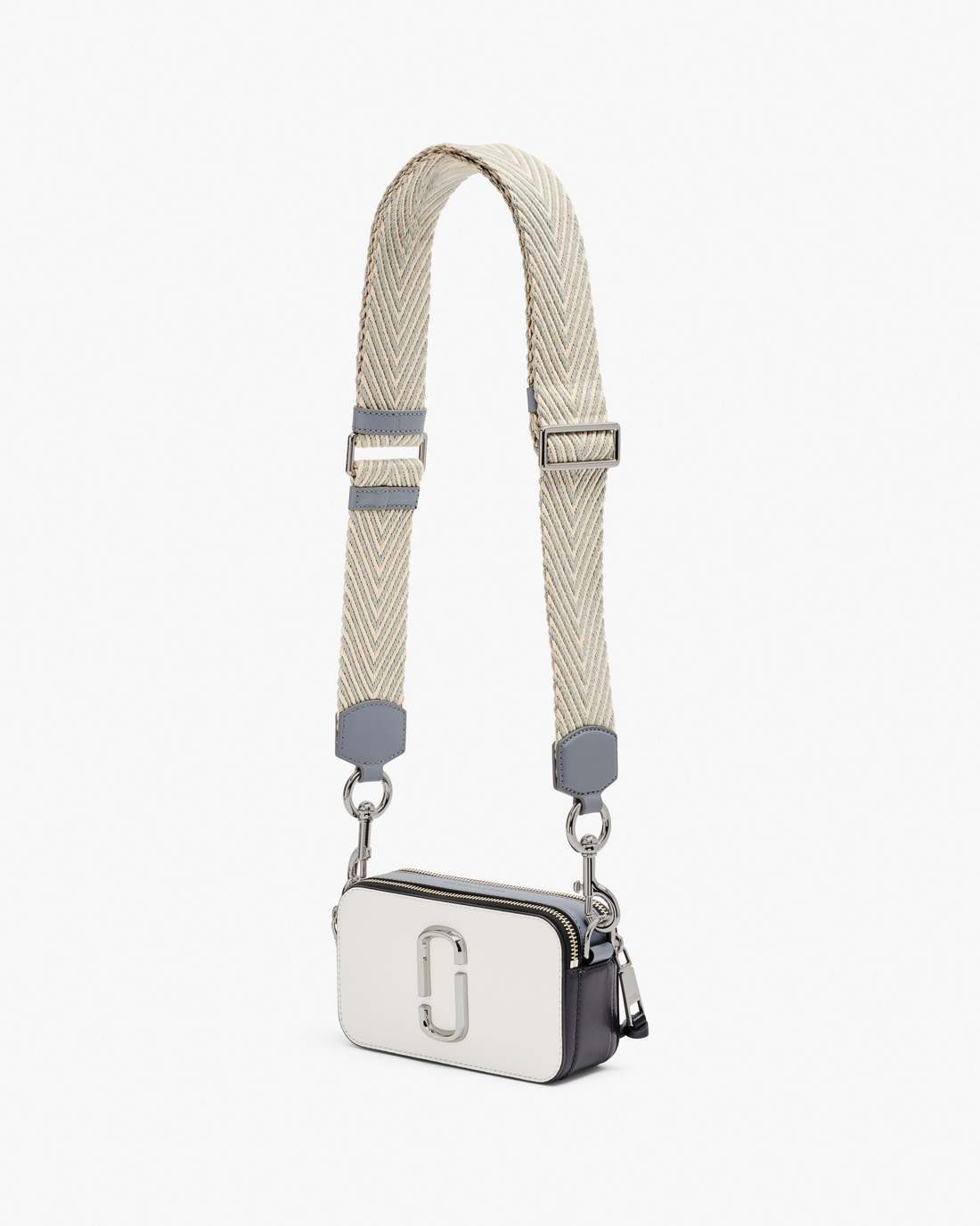 The Arrow Webbing Strap Wolf Grey Multi - Marc Jacobs Trending