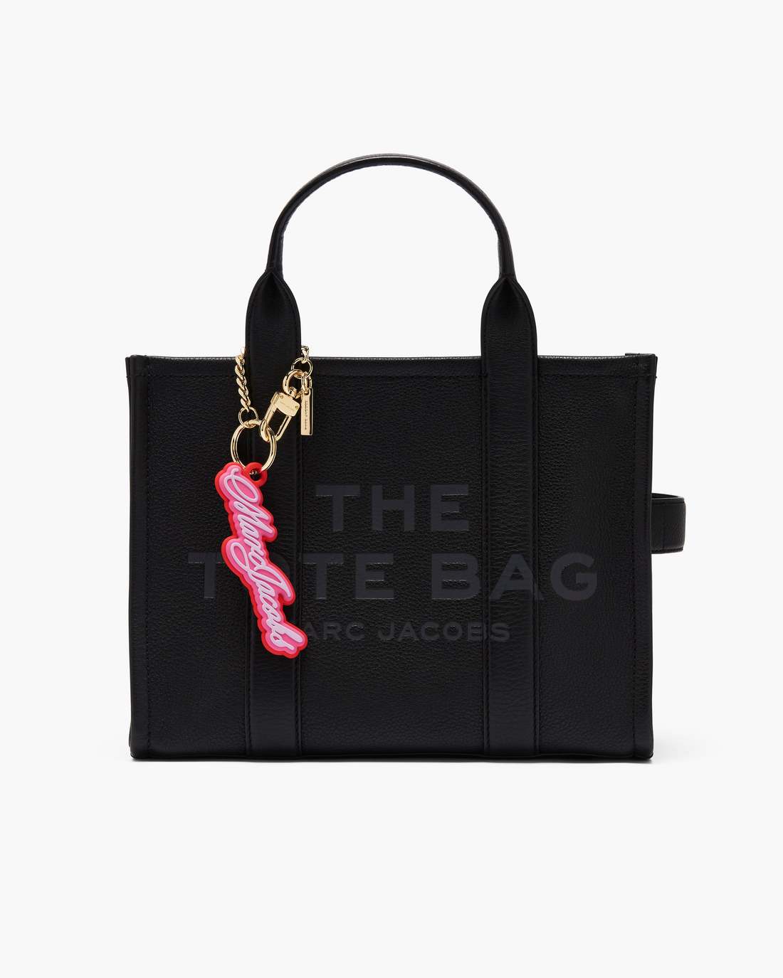 The Cursive Logo Bag Charm Bow Pink Multi - Marc Jacobs Trending