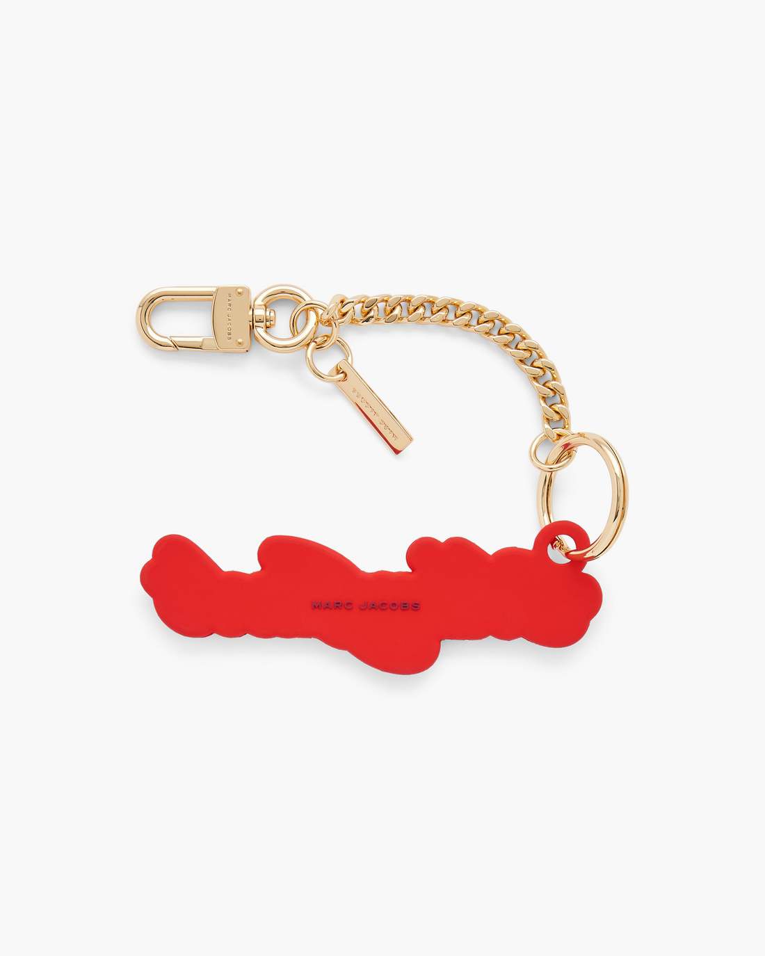The Cursive Logo Bag Charm Bow Pink Multi - Marc Jacobs Trending