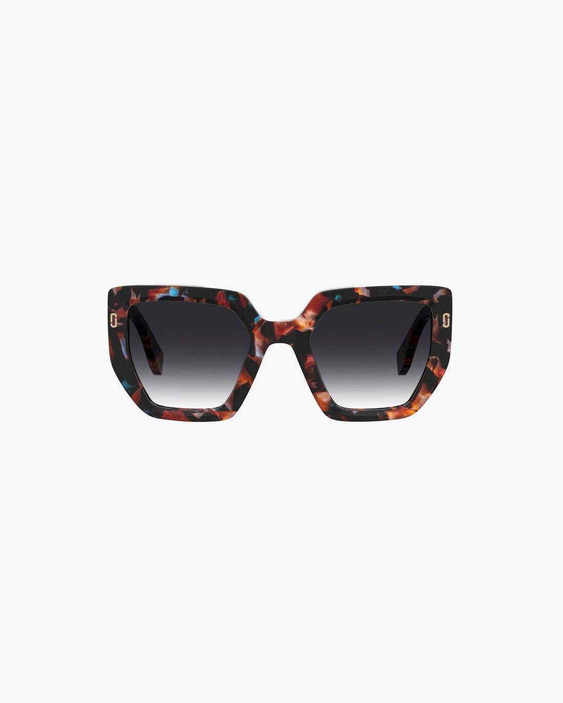 The J Marc Square Sunglasses Havana Multi - Marc Jacobs Signature