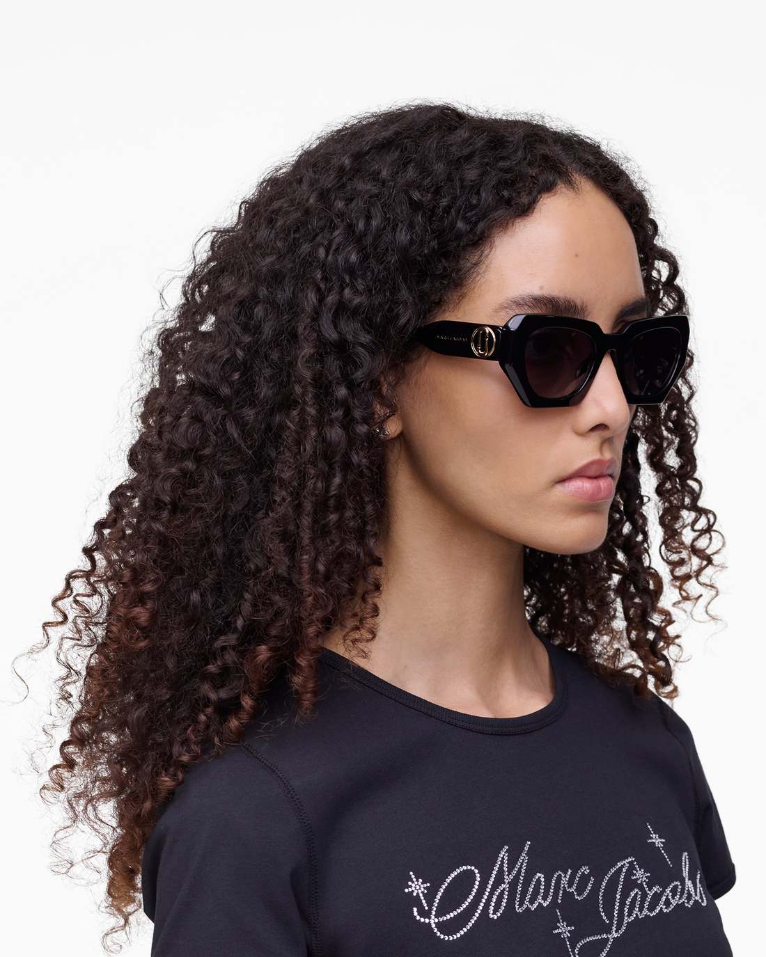 The J Marc Cat Eye Sunglasses Black - Marc Jacobs New