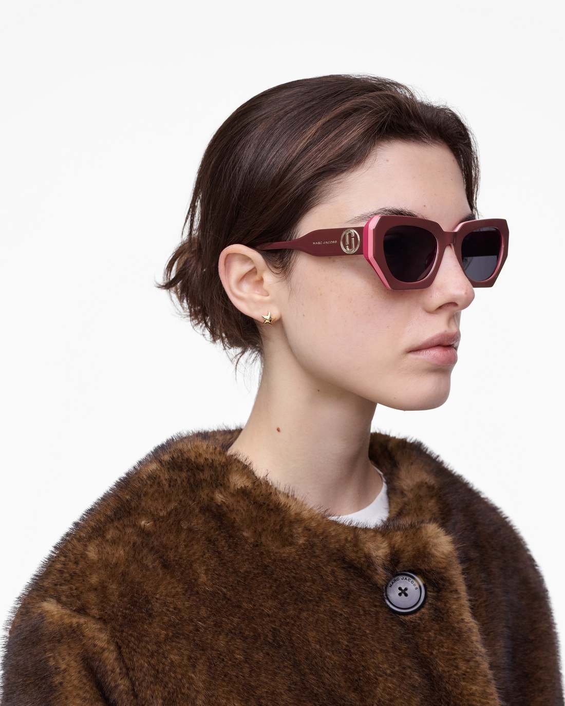 The J Marc Cat Eye Sunglasses Red/Pink - Marc Jacobs Featured