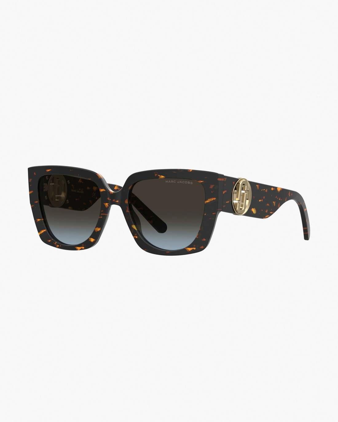The J Marc Square Cutout Sunglasses Havana - Marc Jacobs Exclusive