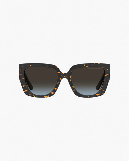 The J Marc Square Cutout Sunglasses Havana - Marc Jacobs Exclusive
