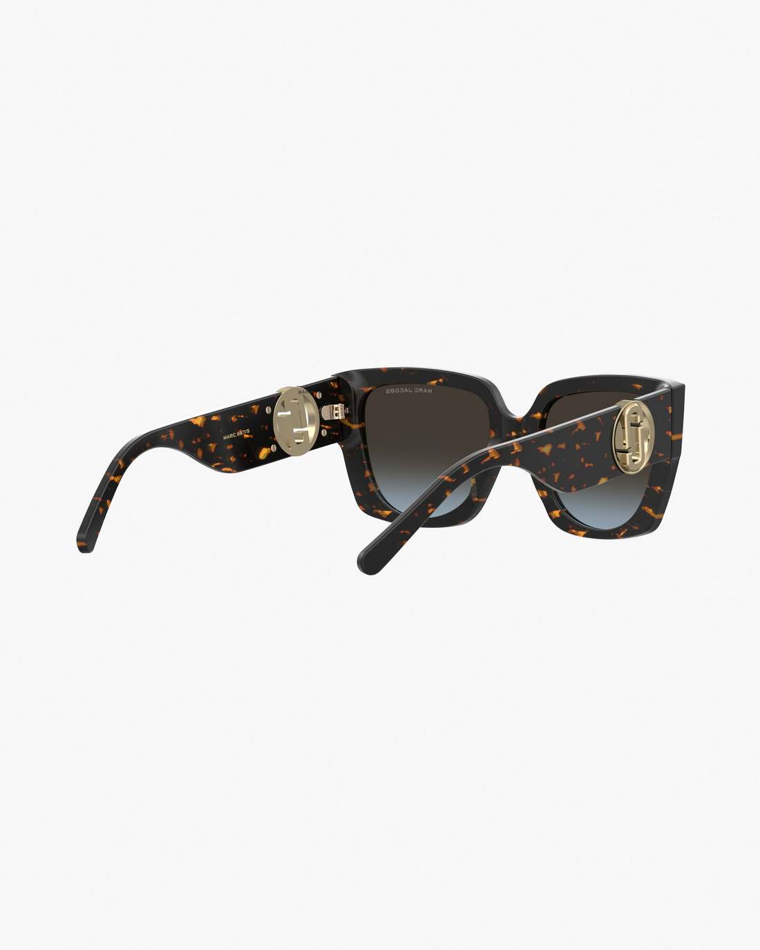 The J Marc Square Cutout Sunglasses Havana - Marc Jacobs Exclusive