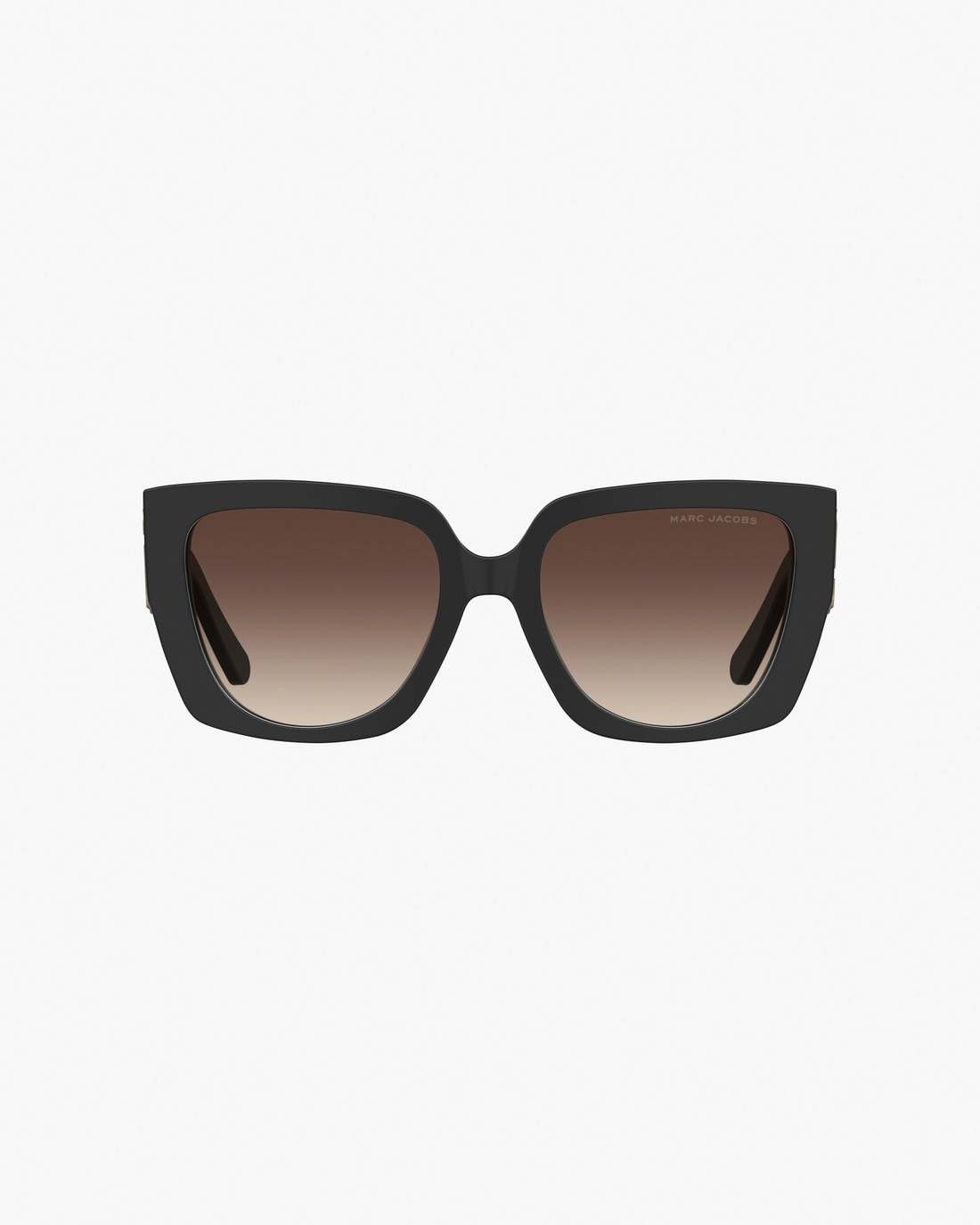 The J Marc Square Cutout Sunglasses Black - Marc Jacobs Signature