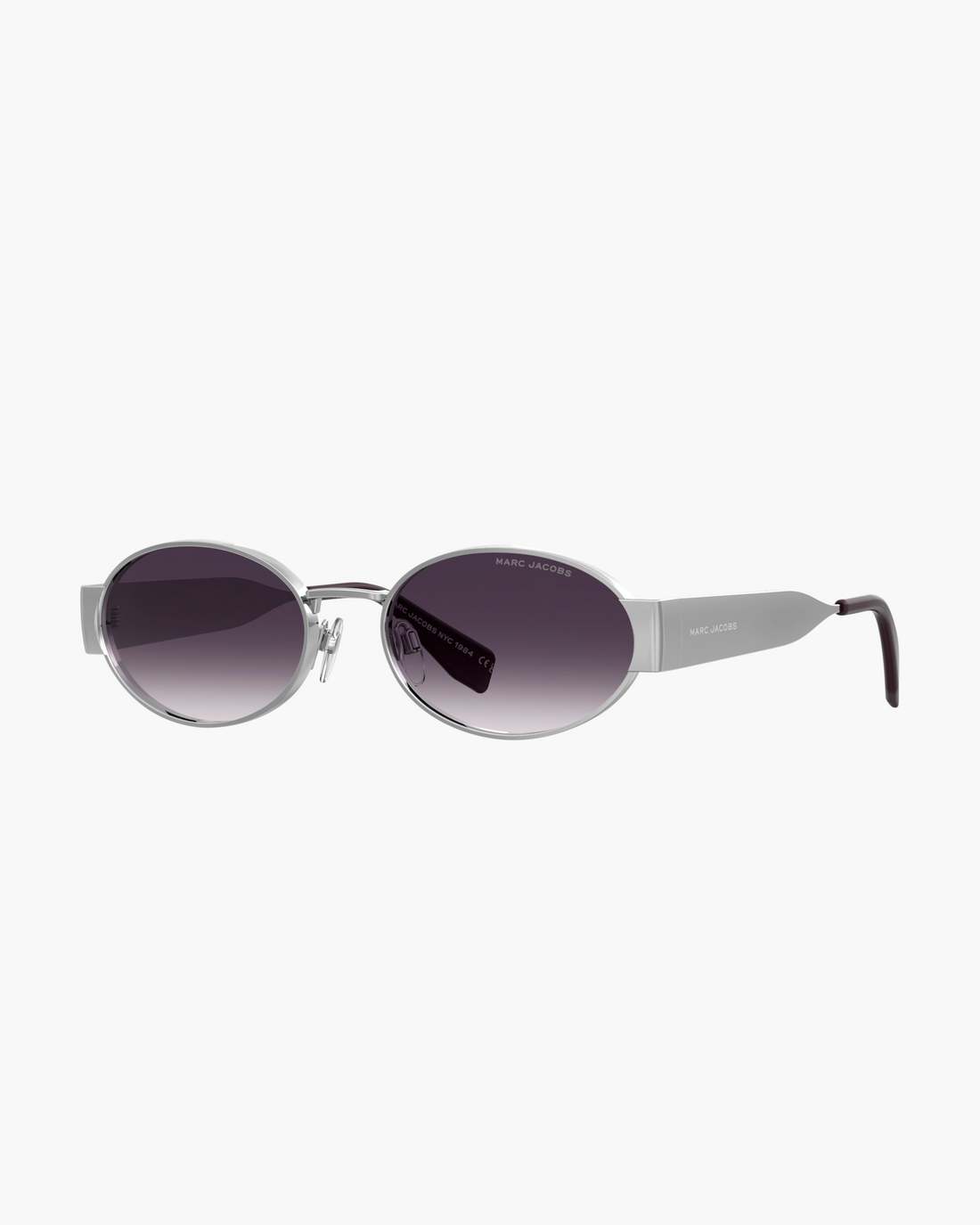 The Classic Logo Round Sunglasses Silver - Marc Jacobs New