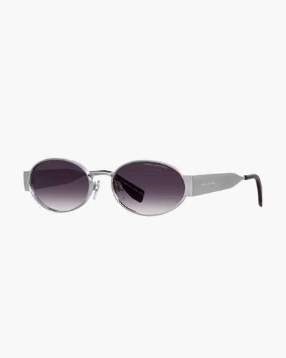The Classic Logo Round Sunglasses Silver - Marc Jacobs New