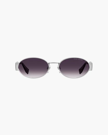 The Classic Logo Round Sunglasses Silver - Marc Jacobs New