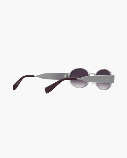 The Classic Logo Round Sunglasses Silver - Marc Jacobs New