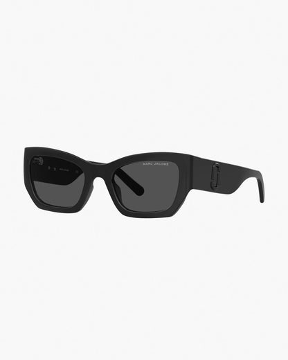 The J Marc Square Cat Eye Sunglasses Black - Marc Jacobs Signature