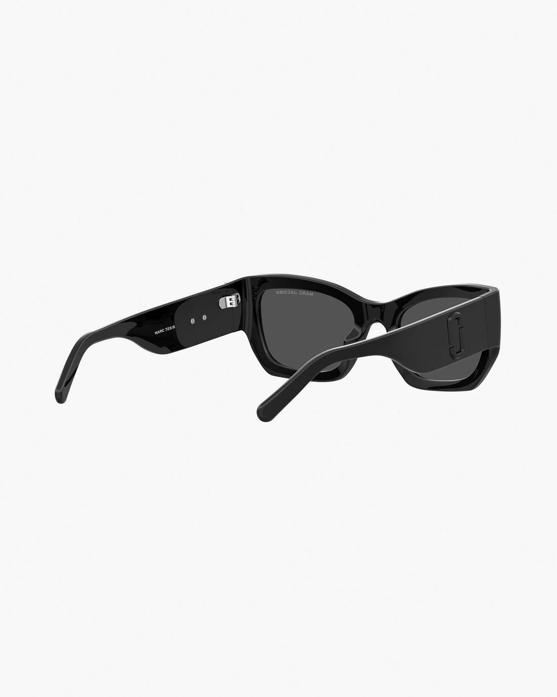 The J Marc Square Cat Eye Sunglasses Black - Marc Jacobs Signature