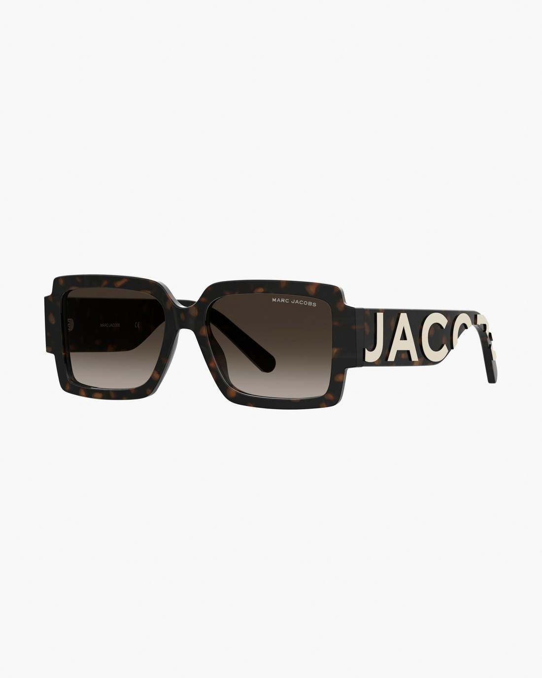 The Bold Logo Square Sunglasses Havana - Marc Jacobs New